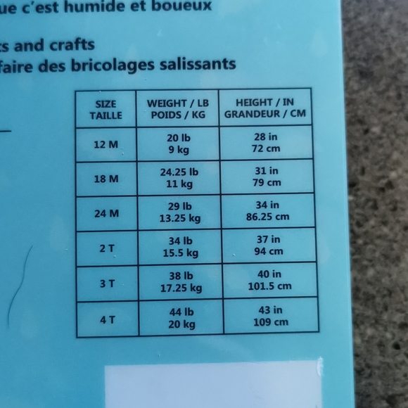 18 m Cloudveil Mountainworks Kid New waterproof playsuit rain suit blue NWT - Picture 7 of 12